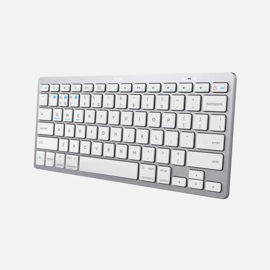 Teclado Trust Basics Bluetooth Prata PT - Sigadata - 1.webp