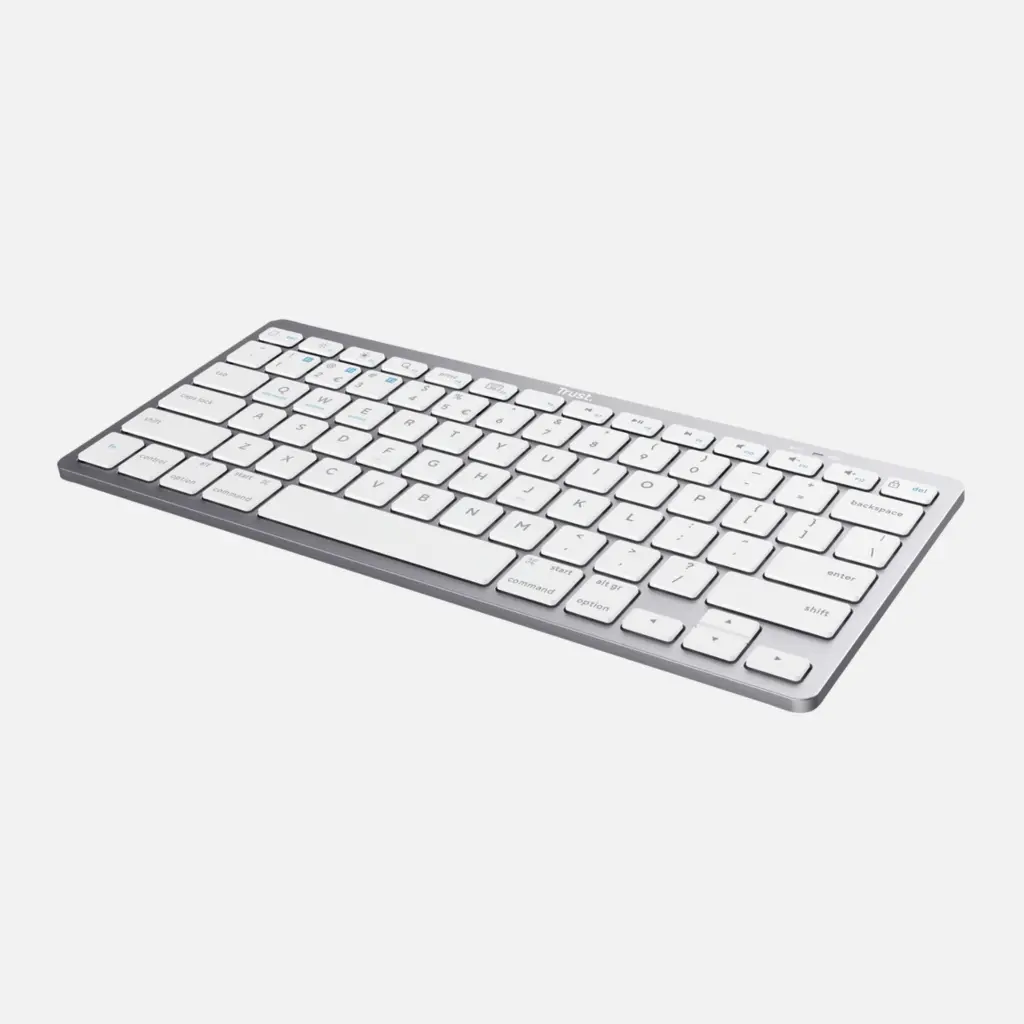 Teclado Trust Basics Bluetooth Prata PT - Sigadata - 2.webp