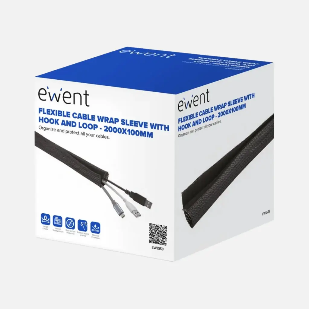 Organizador de Cabos Ewent EW1558 2000mm x 100mm 