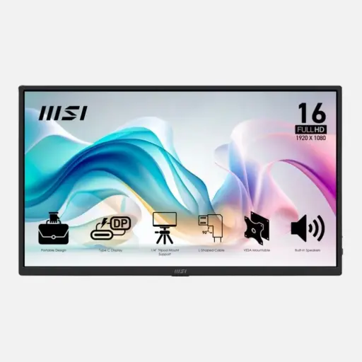 [MON-MSI-PMP165E6-15.6-FHD] Monitor Portátil MSI PRO MP165 E6 15.6 FHD