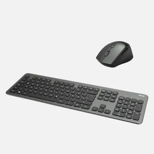 [KIT-HAM-KMW700-W24-PT] Teclado + Rato HAMA KMW-700 Wireless PT